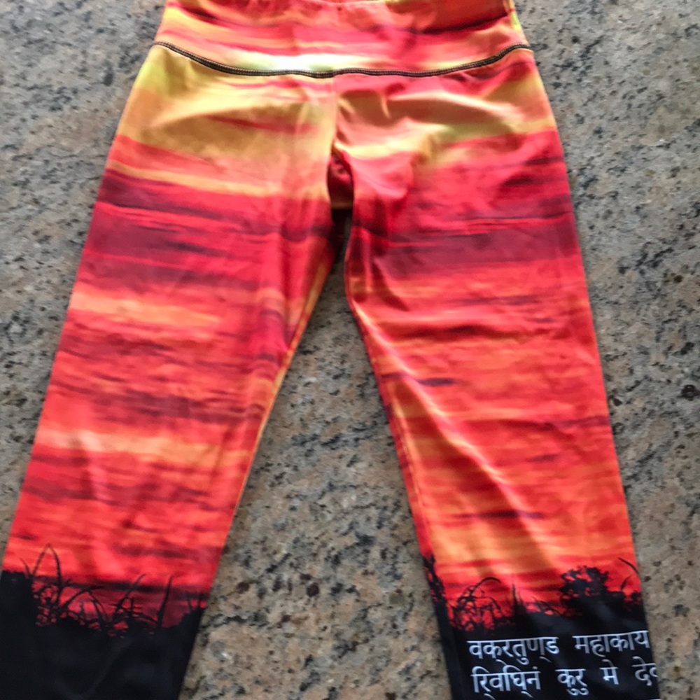 Fun capris length workout pants